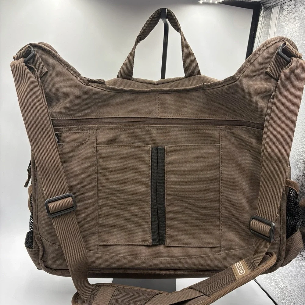OGIO Street Hip Hop Messenger Laptop Shoulder Bag Brown 15